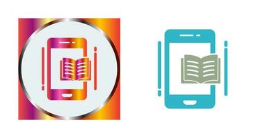 icône de vecteur de livre électronique