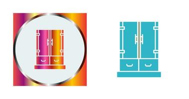 icône de vecteur de tiroir d'armoire