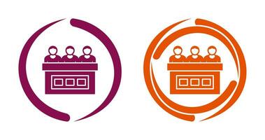 icône de vecteur de jury