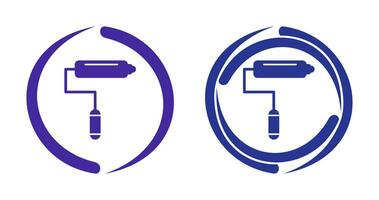 icône de vecteur de rouleau de peinture