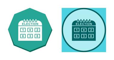 icône de vecteur de jour d'élection