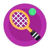 tennis et badminton vecteur