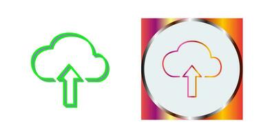 télécharger sur l'icône de vecteur de nuage