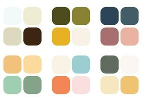 abstrait coloré palette guide. rgb Couleur vecteur