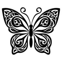 papillon celtique nœud vecteur