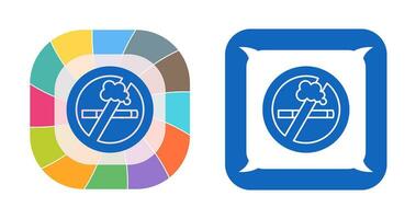 icône de vecteur non fumeur