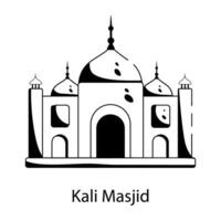 branché kali masjid vecteur