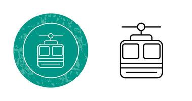 icône de vecteur de téléphérique