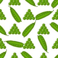 illustration sur le thème des pois verts motif lumineux vecteur