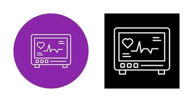 icône de vecteur de cardiogramme