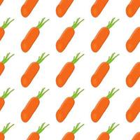 illustration sur le thème des carottes jaunes à motif lumineux vecteur