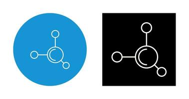 icône de vecteur de molécule