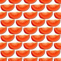 illustration sur le thème de la tomate rouge motif vecteur