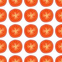 illustration sur le thème de la tomate rouge motif vecteur