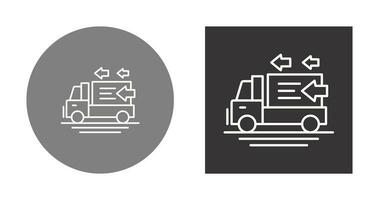 icône de vecteur de retour de commande