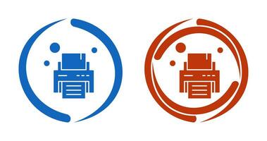 icône de vecteur d & # 39; imprimante