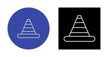 icône de vecteur de cône de signalisation