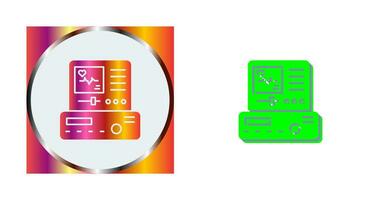 icône de vecteur d'électrocardiogramme