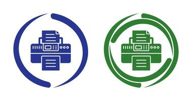 icône de vecteur d & # 39; imprimante