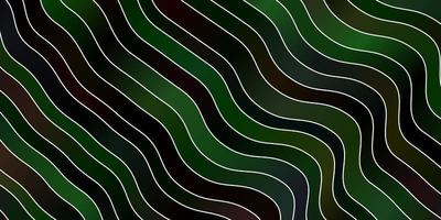 fond de vecteur vert foncé avec des lignes pliées.