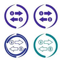 icône de vecteur d'échange