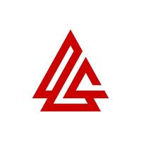 minimaliste monogramme lettre une Triangle logo conception pour votre marque identité vecteur