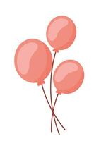 esthétique doux rose pastel ballon modifiable Couleur vecteur