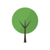 vert arbre Facile icône. adapté pour infographies, livres, bannières et autre dessins vecteur