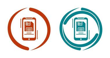 icône de vecteur de fichier de sauvegarde