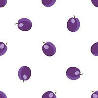 illustration sur le thème grande prune violette transparente colorée vecteur