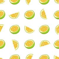 illustration sur le thème gros pomelo sans couture de couleur vecteur