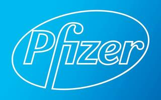 Pfizer vecteur logo - dernier bleu Couleur - américain pharmaceutique société cette recherche et développement vaccins et médical des produits. pharmacie laboratoire.