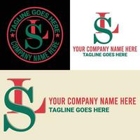 l'image de marque identité entreprise, lettre marque et minimaliste logo conception vecteur