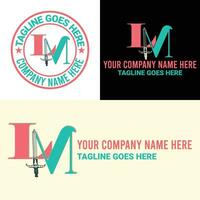 l'image de marque identité entreprise, lettre marque et minimaliste logo conception vecteur