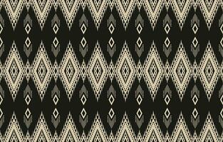 ethnique abstrait ikat art. aztèque ornement imprimer. géométrique ethnique modèle sans couture Couleur Oriental. conception pour Contexte ,rideau, tapis, fond d'écran, vêtements, emballage, batique, vecteur illustration.