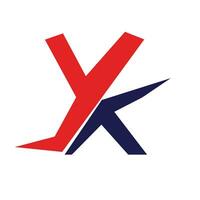 lettre yx logo vecteur gratuit