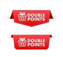 plat icône avec rouge double points pour promotion conception. vecteur illustration conception.