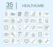 infographie avec soins de santé icône pour médical conception. médical assurance. vecteur Stock illustration