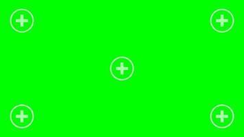 vert chromakey Piste indiquer. chromakey Contexte. vecteur Stock illustration