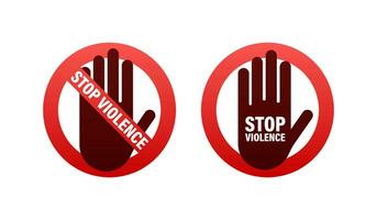 Arrêtez la violence contre femmes. social problème. vecteur Stock illustration