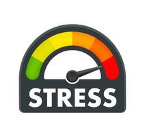 stress score, génial conception pour tout fins. vecteur illustration. graphique graphique. sourire icône