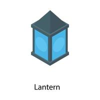 concepts de lanterne tendance vecteur
