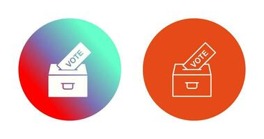 icône de vecteur de vote de casting