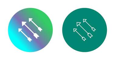 icône de vecteur de flèches uniques