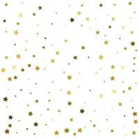 étoiles d'or étoiles d'or motif festif vecteur