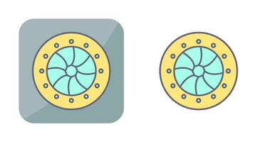 icône de vecteur de diaphragme optique unique