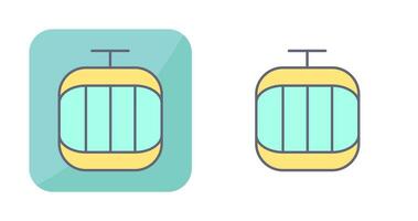 icône de vecteur de téléphérique