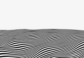 vague de lignes abstraites. motif de rayures ondulées. illustration vectorielle vecteur