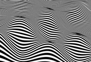 vague de lignes abstraites. motif de rayures ondulées. illustration vectorielle vecteur