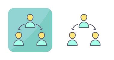 icône de vecteur d'utilisateurs connectés uniques